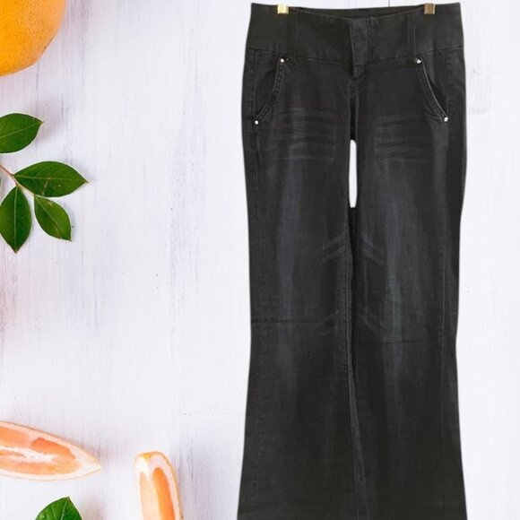 Rewind Jeans Juniors Size 1 Flare Low Rise - Picture 1 of 9